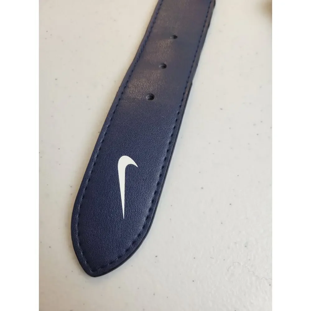 Nike Golf Belt Blue Adjustable Stretch Athletic Softball Baseball Men's Sz 28-32